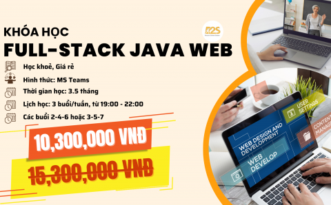 Khoá học Fullstack Java Web tại R2S