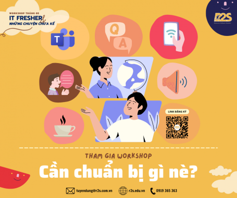 Cần chuẩn bị gì khi tham gia workshop