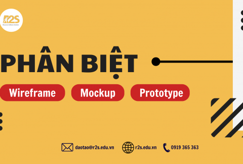 Phân biệt Wireframe, Mockup, và Prototype