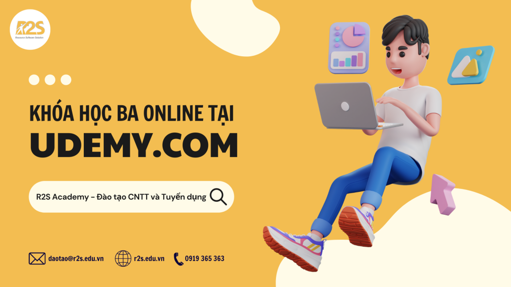 Học BA online tại Udemy