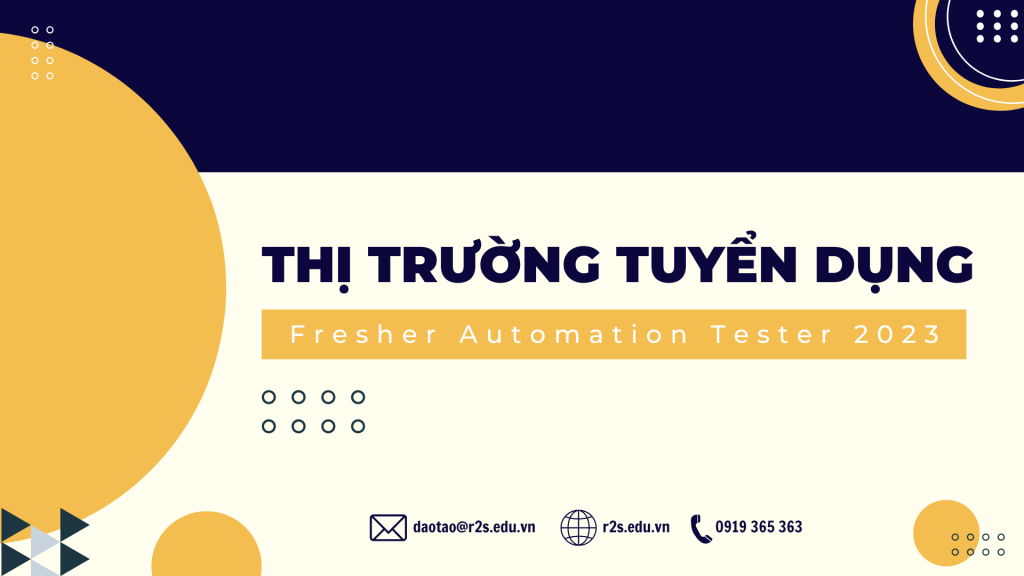tuyển dụng fresher automation tester
