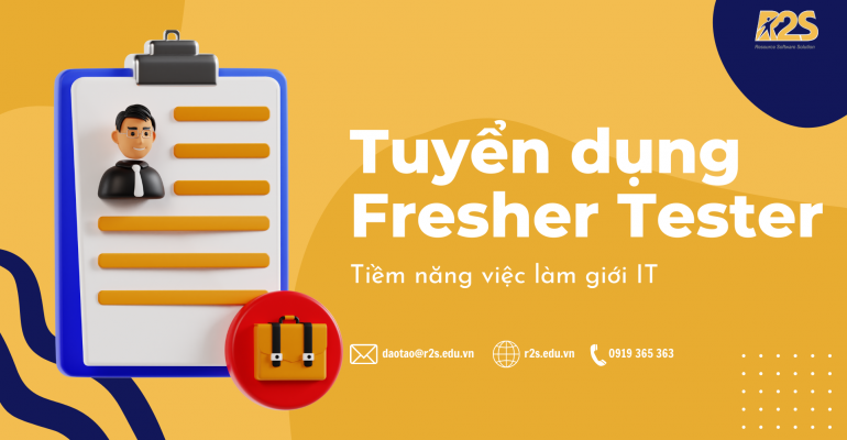 Tuyển dụng fresher tester