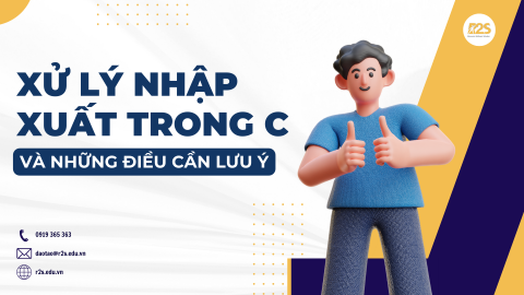 Xử lý nhập xuất trong C