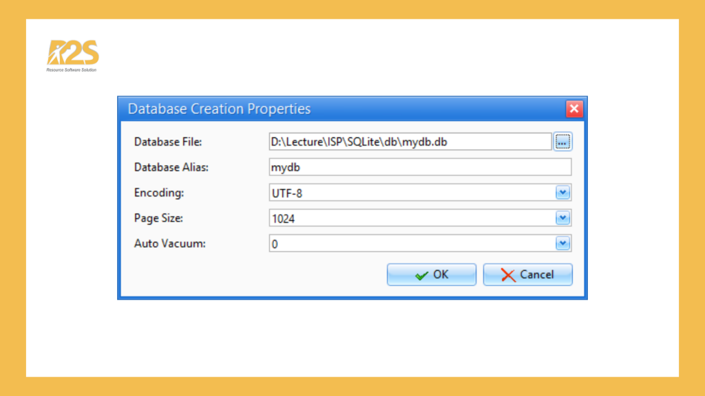 Tạo cơ sở dữ liệu (Create Database)