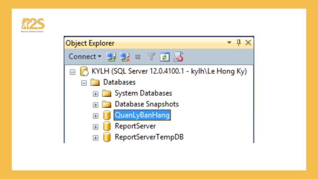 Tạo database trong SQL Server 2014