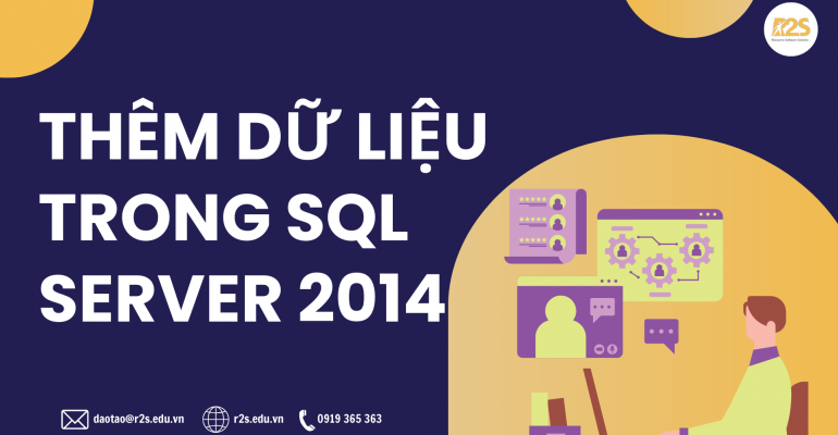 Thêm dữ liệu trong sql server 2014