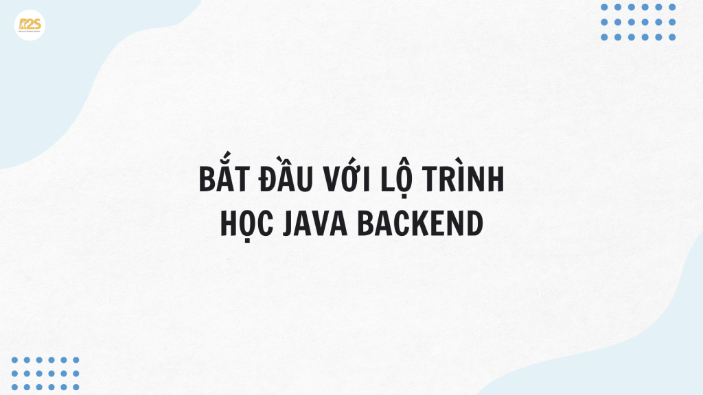 lộ trình học java backend